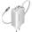 CANYON charger OnCharge 65RC Build-In Cable USB-C 65W 1xPD 1xQC EU White (CNS-CURC65ACW)