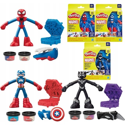 Play-Doh Hasbro Marvel Kapitán Amerika odrážející štít modelína G0056