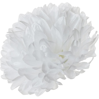 HLAVA CHRYZANTÉMA 12CM BAL:12KS BIELA