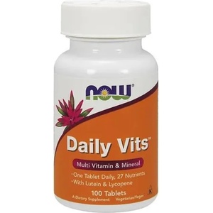 NOW Daily Vits, 100 таблетки, Now