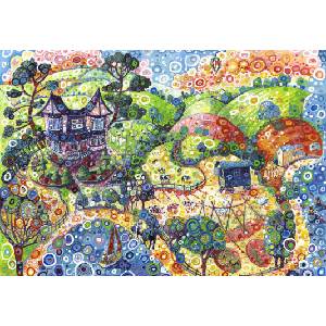 Grafika Art Puzzle - Puzzle Sally Rich: Visit Devon - 1 000 piese
