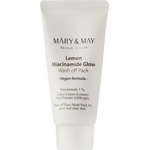 Mary&May Lemon Niacinamide Glow Wash off Pack MINI - Изсветляваща глинена маска MINI 30г