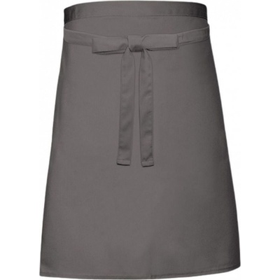 Link Kitchen Wear Pekařská lehčí zástěra délka pkolena 240 g/m Dark Grey Pantone 431 X997