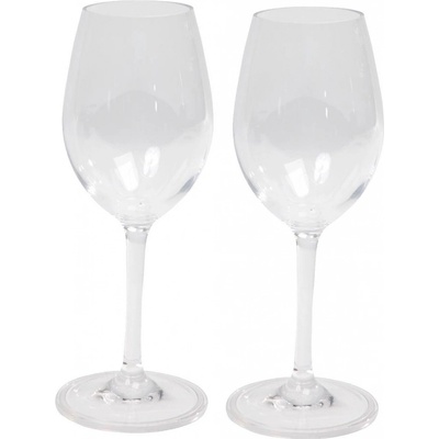 Bo-Camp White wine glass non-slip 330 ml-2 pieces skleničky