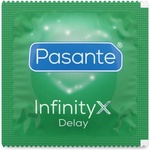 Pasante 40 бр. Задържащи презервативи с 8.5% Бензокаин Pasante Infinity X - насипни