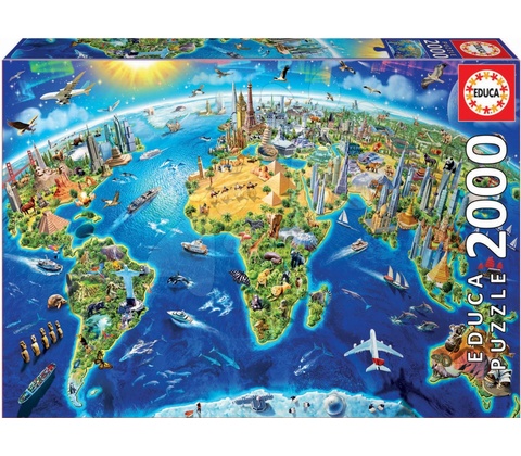 Educa Globe 2000 dielov