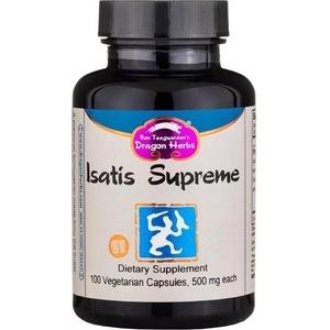Dragon Herbs Isatis Supreme, 100 капсули, Dragon Herbs (002006 (200) DH)