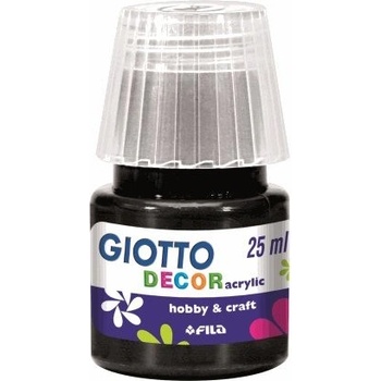 Akrylová barva Giotto Decor matt 25 ml černá