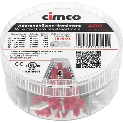 Cimco 187603 sada dutiniek čiastočne izolované 1 sada #####Dose