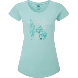 Mountain Equipment Дамска тениска Mountain Equipment Women's Leaf Tee T-shirt - Aqua - размер 34 (EU) (916-5949-0211)