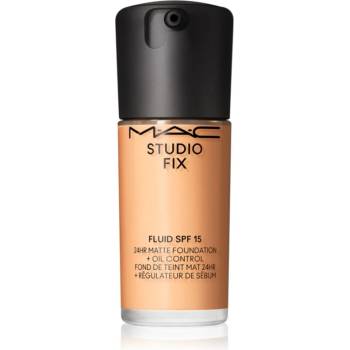 MAC Cosmetics Studio Fix Fluid SPF 15 24HR Matte Foundation + Oil Control матиращ фон дьо тен SPF 15 цвят NC25 30ml