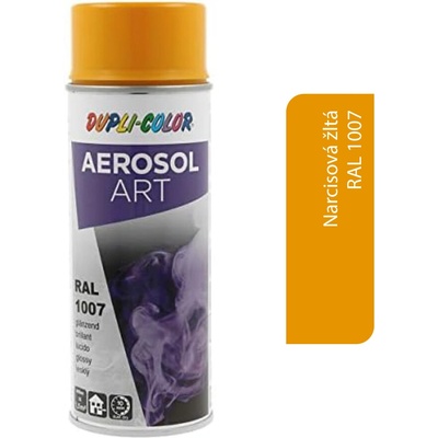 Dupli color Aerosol-Art rýchloschnúci akrylát v spreji - RAL 1007 - žltá narcis - 400 ml