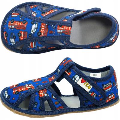 VITO SHOES detské papuče na suchý zips viacfarebné