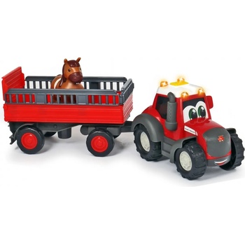 Simba Toys Детска играчка Simba Toys ABC - Трактор с ремарке и конче, със звук и светлина (204115002)