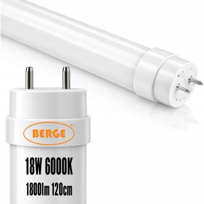 Berge LED trubice T8 18W 120 cm 1800lm CCD J2 studená bílá 6089