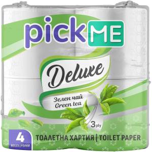 PICK ME Премиум Тоал. хартия Зелен чай