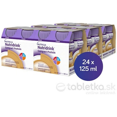 Nutridrink Compact Protein s príchuťou mocca 24 x 125 ml