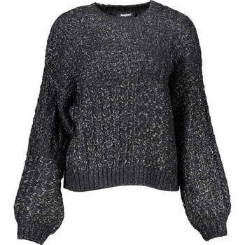 Desigual Дамски пуловер desigual, Цвят Черен (21wwjfbm_nero_2000)