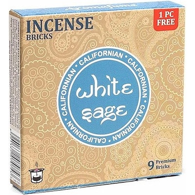 Nefertitis Vonné cihličky Aromafume White sage 40 g 9 ks