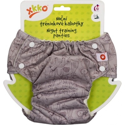 XKKO Kikko Noční tréninkové kalhotky Safari Atmosphere XL