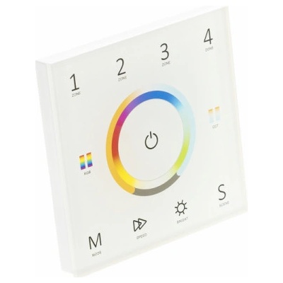 Ovladač dimLED OV 230V ALLMIX RF K4 - Bílá