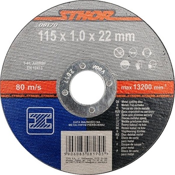 Sthor Kotouč na kov 115 x 22 x 1,0 mm TO-08170