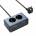 ColorWay Мрежово и USB захранване, 2 гнезда, 2x220V/1xUSB-A/2xUSB-C (GaN45W) CW-CHE25PDB (CW-CHE25PDB)