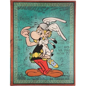 Paperblanks Тефтер Asterix the Gaul, Ultra, широки редове, твърда корица, 72 листа (PB9697-9)