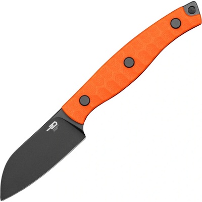 Bestech Heidi 14C28N, Černý PVD, G10 - Oranžový BFK07B