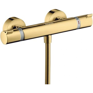 Hansgrohe Ecostat Comfort - Термостатен смесител за душ, злато 13116990 (13116990)
