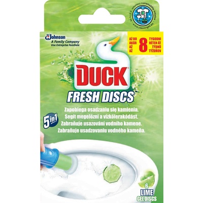 Duck Fresh discs čistič WC Limetka 2 x 36 ml – Zboží Mobilmania