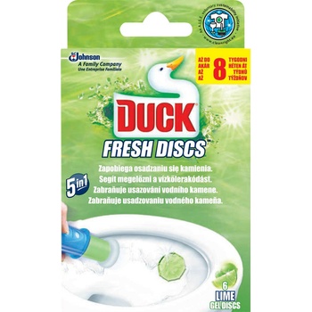 Duck Fresh discs čistič WC Limetka 2 x 36 ml
