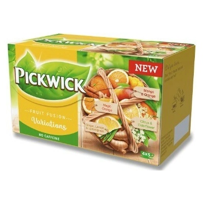 Pickwick Fruit Fusion ovocný čaj žlté variácie 38 g