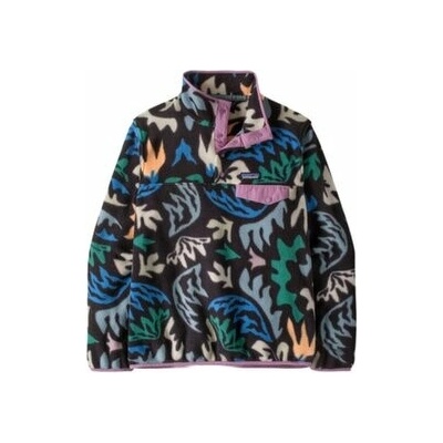 Patagonia Lightweight Synch Snap-T Pulover Women Kaleido: Black černá