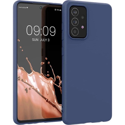HQWear Силиконов мен протектор HQWear за Samsung Galaxy A03s, Син (9145576240724)