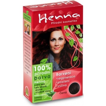 Dúbrava Henna přírodní barva na vlasy černá 122 prášková 33 g