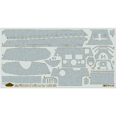 Tamiya King Tiger Porsche Zimmerit Sheet 1:35