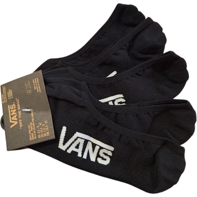 Vans ponožky Classic Super No Show 3 Pack Black