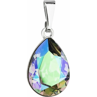 Evolution Group Očarujúce prívesok s kryštálom Swarovski Kvapka 54016.5 paradise shine