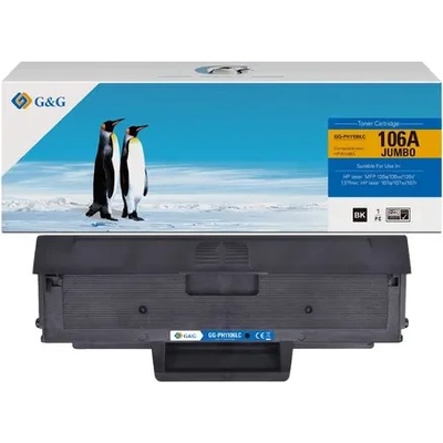 Compatible КАСЕТА (JUMBO) ЗА HP Laser MFP 135/137/107 - JUMBO - EXTRA HIGH CAPACITY - WITH CHIP / С ЧИП - /106A/ - W1106A - Black - PN NT-PH1106LC - G& (100HPW1106AGCH)