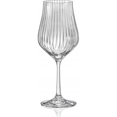 Crystalex Skleničky na bílé víno Tulipa Optic bezbarvé 6 x 350 ml