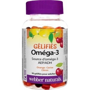 Webber Naturals Omega 3 Gummies [90 желирани бонбони]