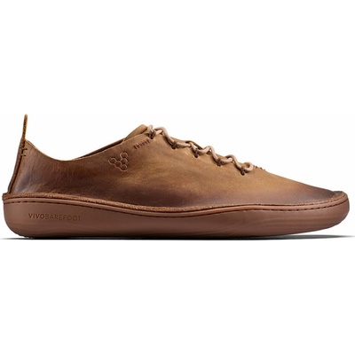 Vivobarefoot Sensus Moc lace UP Leather dark tan – Zboží Dáma