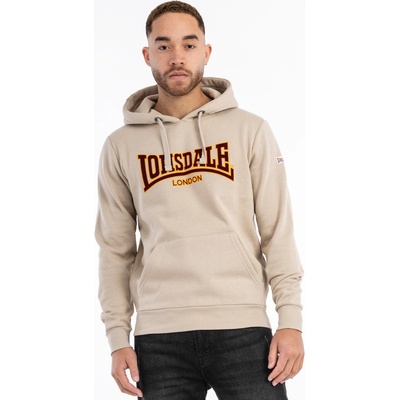 Lonsdale Men's hooded sweatshirt krémová