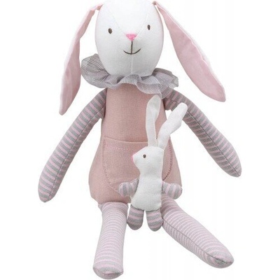 Мека кукла, серия Семейство, Зайче с бебе (wb002403)