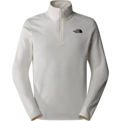 The North Face Мъжки поларен пуловер The North Face 100 Glacier 1/4 Zip Fleece jumper - White Dune / Black - размер XS (005-5079-1911)