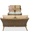 Garden Point Градинска мебел Bilbao Coffee с масичка за 4 Garden Point кафява (GAP325-2SO2SM)