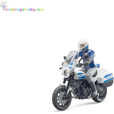 Bruder 62731 Policejní motocykl Ducati s policistou