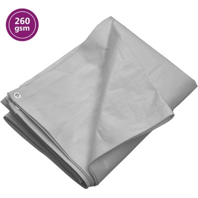HangarStore Plachta 6 x 12 m 260 g/m² šedá HDPE 151509