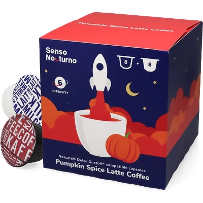 Senso Nocturno | Pumpkin Spice Latte - 16 капсули за Dolce Gusto
